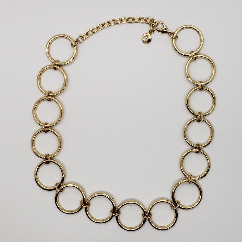 Vintage Circle Station Necklace
